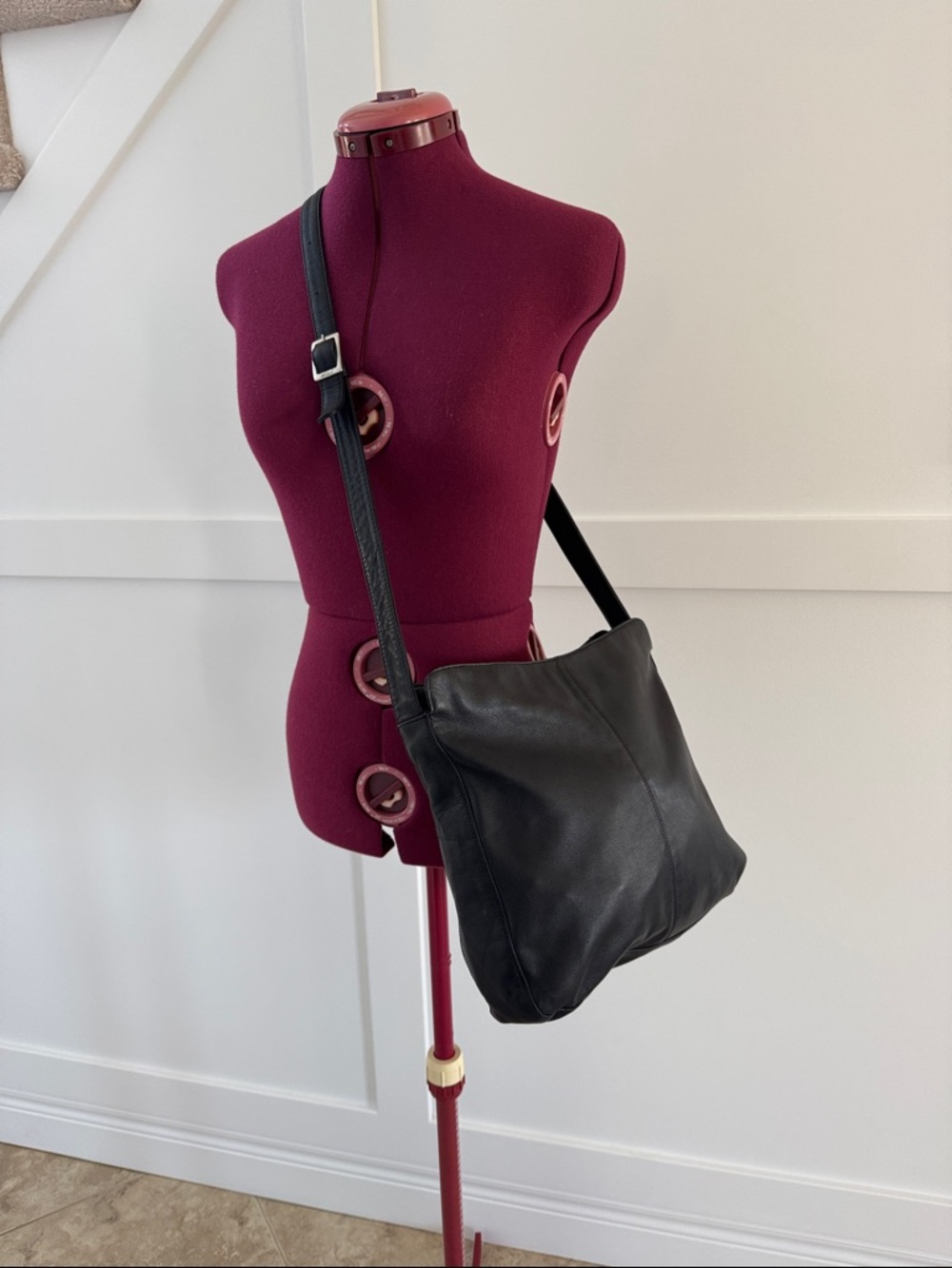 Derek Alexander Leather Crossbody Bag